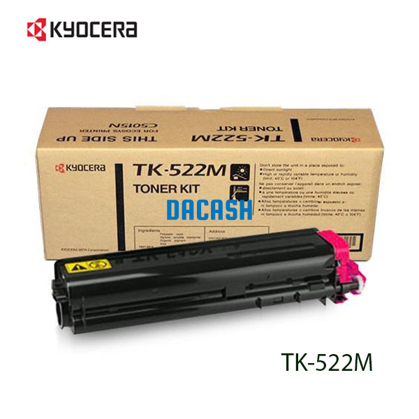 toner-kyocera-tk-522m-original-magenta Toner Kyocera TK-522M Original Magenta que produce impresiones nítidas y colores amarillos vivos gracias a su fórmula cerámica avanzada