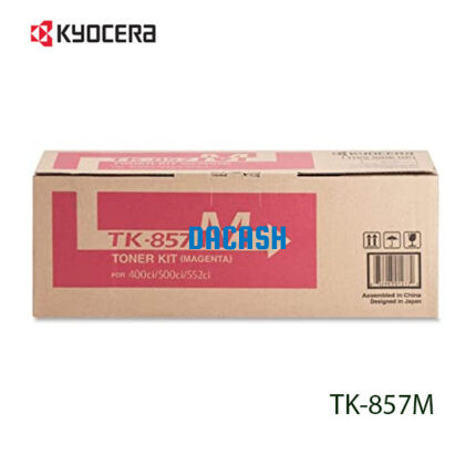 Toner Kyocera TK-857M Original Magenta ofrece impresiones de calidad profesional en Magenta profundo y uniforme, perfecto para documentos