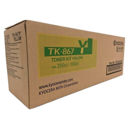 Toner Kyocera TK-867Y Original Yellow te ofrece calidad de impresión en color Yellow  nítido y radiante, te brinda garantía de fábrica