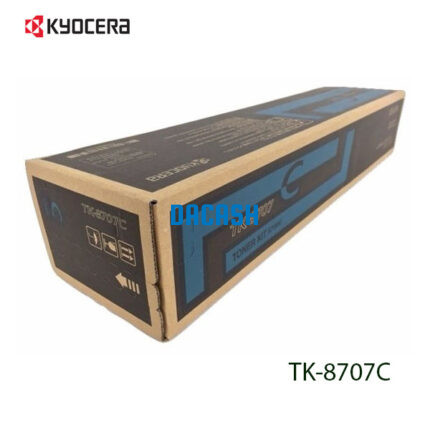 Toner Kyocera TK-8707C Taskalfa 6550 / 7550CI Cyan (70K Pag.) Asegura textos nítidos y gráficos claros en cada impresión. Alto Rendimiento