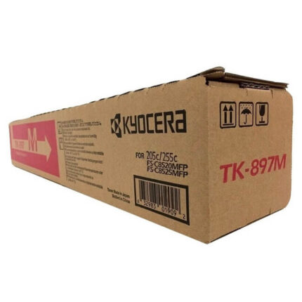 Toner Kyocera TK-897M Magenta 6,000 Paginas está fabricado para usarse en los siguientes modelos de Impresora Kyocera TA-205c, TA-255C 