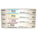 Toner Original Canon GPR-55 iR ADV C5535i / C5540i / C5550iC5750i Juego Completo color Negro, Cyan, Amarillo, Magenta negro 6900 pags