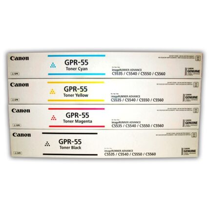 Toner Original Canon GPR-55 iR ADV C5535i / C5540i / C5550iC5750i Juego Completo color Negro, Cyan, Amarillo, Magenta negro 6900 pags