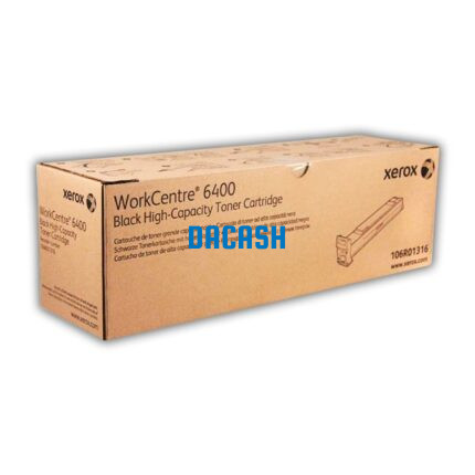 Toner Xerox 106R01316 Black Hc Wc 6400  original  con rendimiento de 12,000 páginas de impresión. Usar en Impresoras:  Xerox Hc Wc 6400