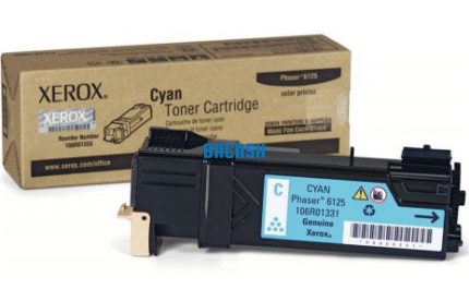 Toner Xerox 106R01335 Cyan Phaser 6125 Rendimiento: 1000 páginas Condición: Nuevo Producto: Original