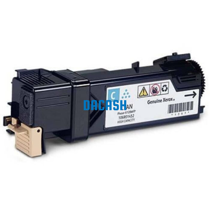 Toner Xerox 106R01456 Cyan Phaser 6128 Rendimiento: 2500 páginas. Usar en Impresoras:  Xerox Phaser 6128