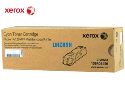 Toner Xerox 106R01456 Cyan Phaser 6128 Rendimiento: 2500 páginas. Usar en Impresoras:  Xerox Phaser 6128