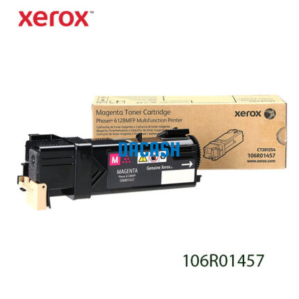 Toner Xerox 106R01457 Magenta Phaser 6128 Rendimiento: 2500 páginas. Usar en Impresoras:  Xerox Phaser 6128