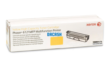 Toner Xerox 106R01475 Yellow Phaser 6121mfp Condición Nuevo Producto Original Rendimiento 2,600 Paginas usar con impresora 6121mfp