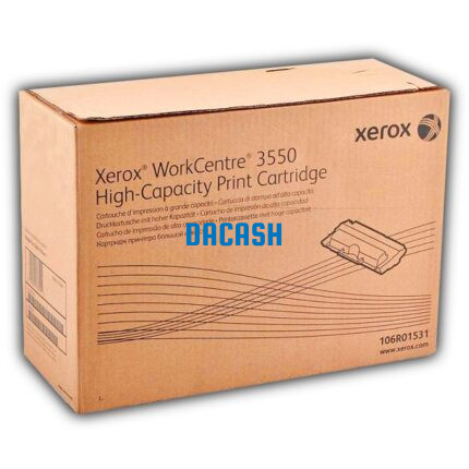 Tóner Xerox 106R01531 WorkCentre 3550 Alta Capacidad (11,000 Pag) te ofrece calidad de impresión en color Negro nítido y radiante.