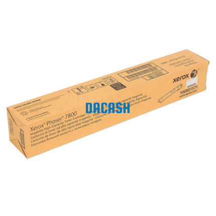 Toner Xerox 106R01571 Magenta Phaser 7800  tiene un rendimiento excelente si se trata de impresiones de calidad, te rinde para 17,200 págs 