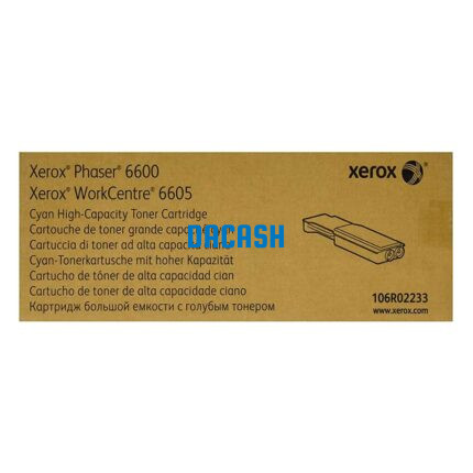 Toner Xerox 106R02233 Cyan Phaser 6600, WorkCentre 6605 5 está especialmente formulado y probado para proporcionar la mejor calidad