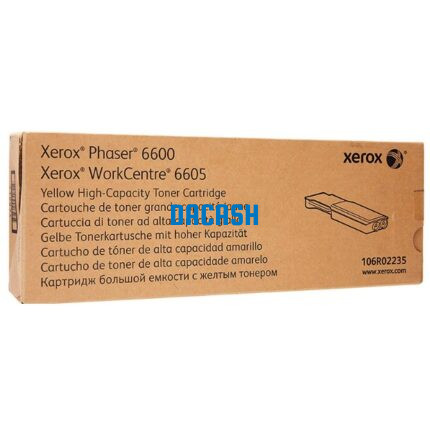 Toner Xerox 106R02235 Amarillo Phaser 6600, WorkCentre 6605 está especialmente formulado y probado para proporcionar la mejor calidad