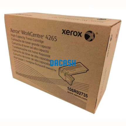 Toner Xerox 106R02735 Wc 4265 te ofrece calidad de impresión en color Negro nítido y radiante, te brinda garantía de fábrica