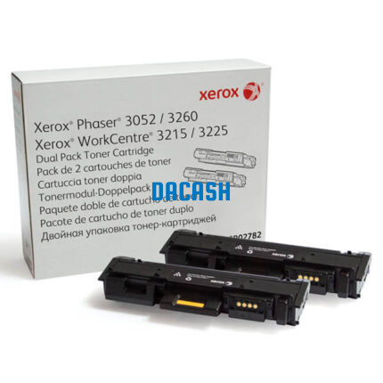 Toner Xerox 106R02782 Negro Dual Pack Phaser 3252, 3260, WC 3215, 3225 tiene un rendimiento excelente si se trata de impresiones de calidad