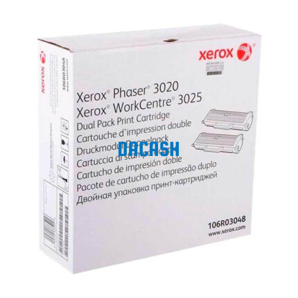 Tóner Xerox 106R03048 original Pack de 2 Unidades tiene un rendimiento excelente , la cual te rinde para 3,000 páginas de impresiones