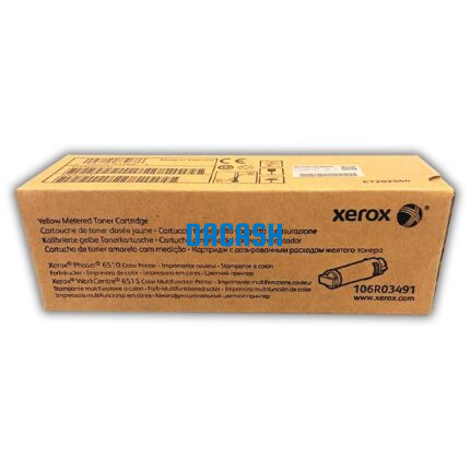 Toner Xerox 106R03491 Yellow WC 6510/6515  tiene un rendimiento excelente si se trata de impresiones de calidad, te rinde para 2,400 pgs