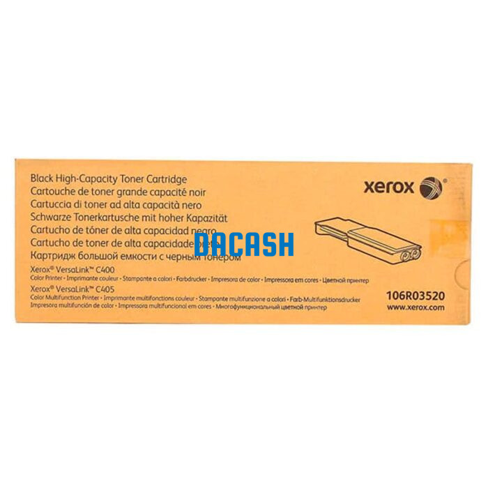 Toner Xerox 106R03520 Negro C400/C405 es la mejor opción para quienes buscan impresiones nítidas y duraderas rinde 5,000 páginas