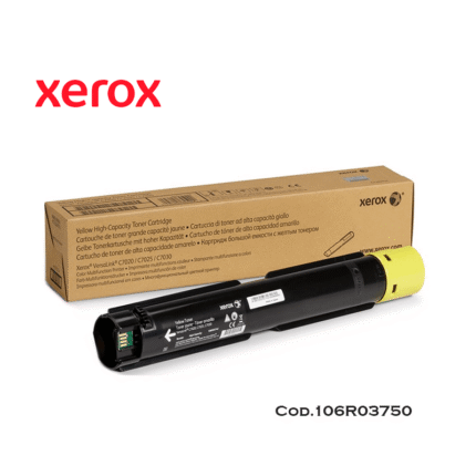 Toner Xerox 106R03750 Yellow Para VersaLink C7020 C7025 C7030  te ofrece calidad de impresión en color Yellow Versalink nítido y radiante