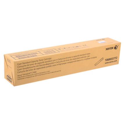 Toner Xerox 106R03772 Cyan C7000 3.3k está especialmente formulado y probado para proporcionar la mejor calidad de imagen y la impresión