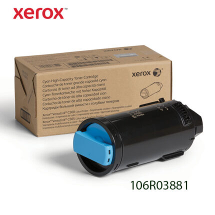 Toner Xerox 106R03881 Cian 5.2k Pg  te ofrece calidad de impresión en color Cian Versalink nítido y radiante, te brinda garantía de fábrica
