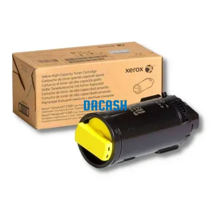 Toner Xerox 106R03886 Yellow C500/C505 Extra Alta Capacidad Para Impresora Xerox Versalink  Rendimiento 9,000 Paginas de impresión.