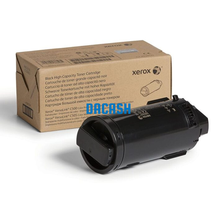 Toner Xerox 106R03887 Negro C500/C505 Extra Alta Capacidad Para Impresora Xerox Versalink C500 Rendimiento 12,100 Paginas de impresión.