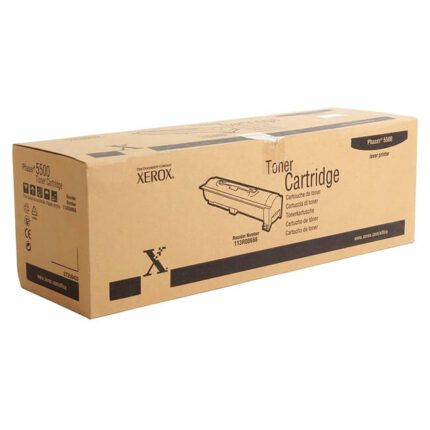 Toner Xerox 113R00668 Phaser 5500 30000 Paginas  te ofrece calidad de impresión en color Black nítido y radiante, te brinda garantía de fábrica