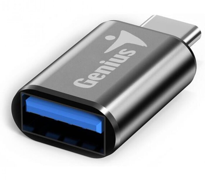 Z Adaptador Genius Acc-C2a Usb-C A Usb-A Dark Grey Adaptador USB Tipo C a Tipo A. Dimensiones:16.3 x 31.15 x 8.1 mm. Peso Aprox. 5 g.