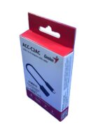 Z Adaptador Genius Acc-C2ac Usb-C A Usb-A 21cm Black Adaptador USB Tipo C a Tipo A, con cable. Dimensiones 17.6 x 209.5 x 10 mm.