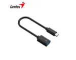 Z Adaptador Genius Acc-C2ac Usb-C A Usb-A 21cm Black Adaptador USB Tipo C a Tipo A, con cable. Dimensiones 17.6 x 209.5 x 10 mm.